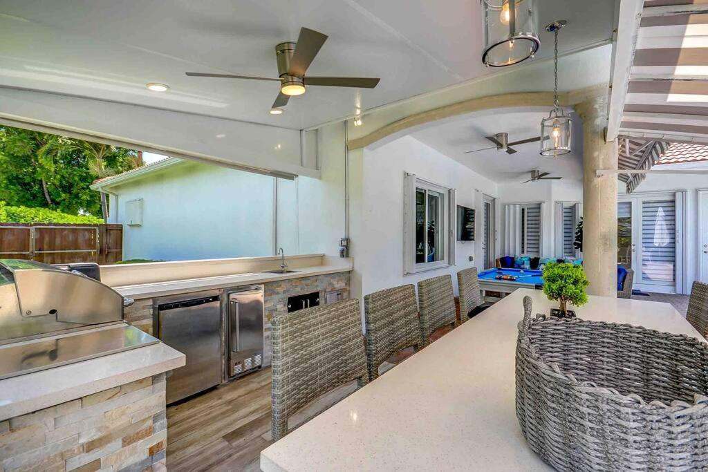 קטלר ביי Miami 5Br Villa W Heated Pool, Games & Bbq L01 מראה חיצוני תמונה