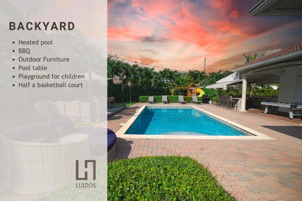 קטלר ביי Miami 5Br Villa W Heated Pool, Games & Bbq L01 מראה חיצוני תמונה